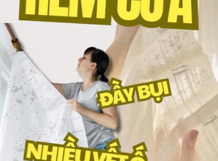 VỆ SINH RÈM CỬA GIAO HỎA TỐC TPHCM